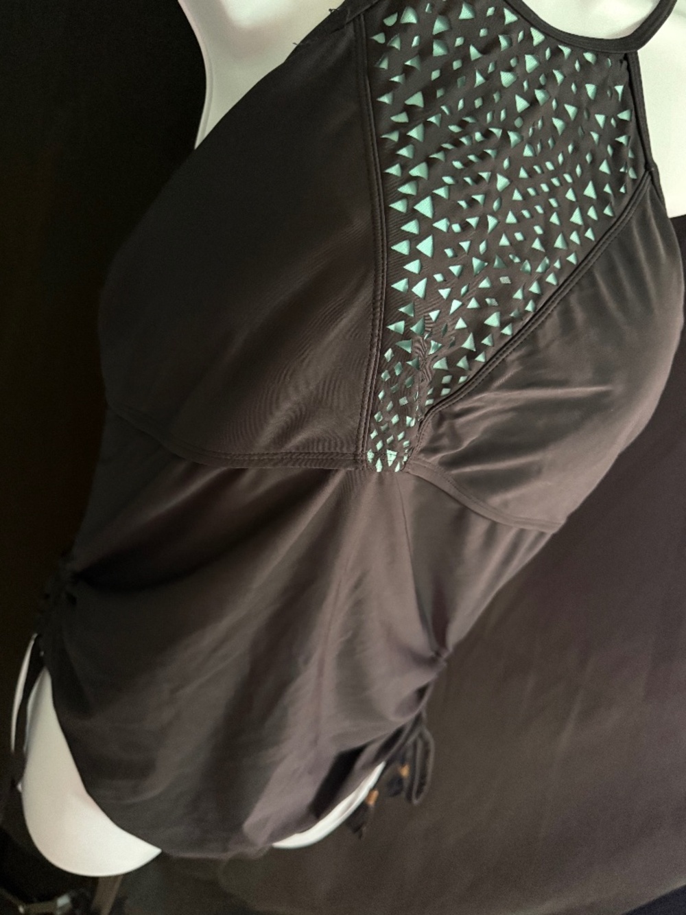 Like New Laser Cutout Swimsuit (L 10=12)